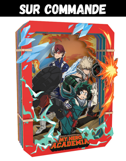 Sur Commande - My Hero Academia - Hot Blooded Battle - Wooden Gallery Puremind