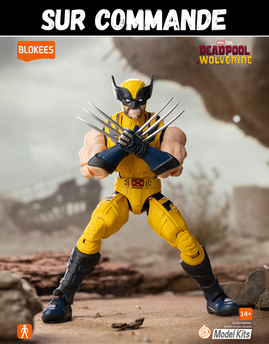 Sur Commande - Deadpool VS Wolverine - Wolverine - Figurine Articulée Blokees