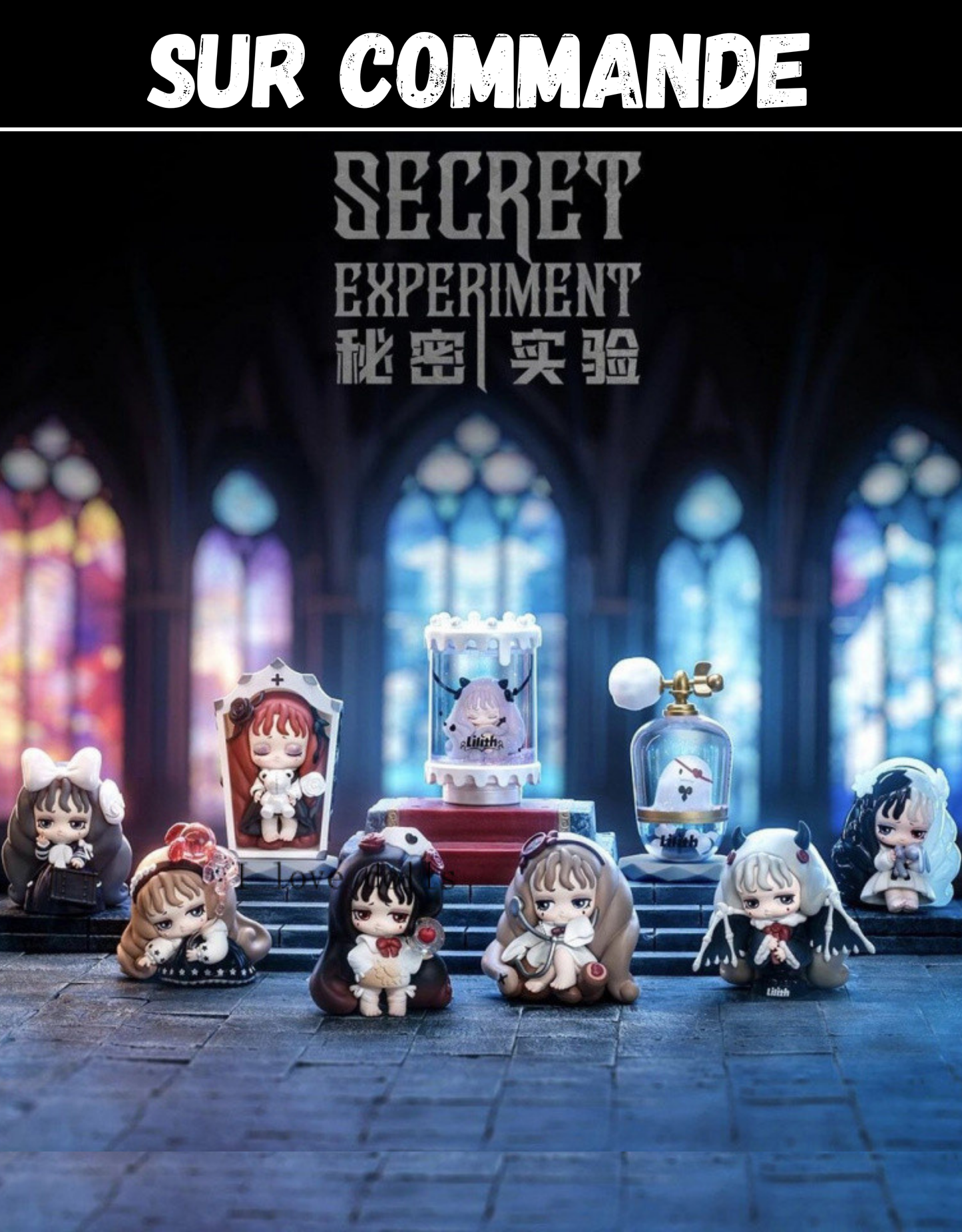 Sur Commande - Lilith - Secret Experiment - Display Boîte Mystère 52 Toys