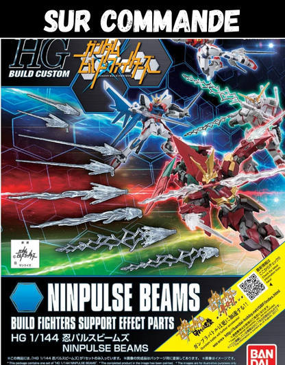 Gundam Build Fighter - HG 1/144 Ninpulse Beams - Accessoire Bandai Model Kit