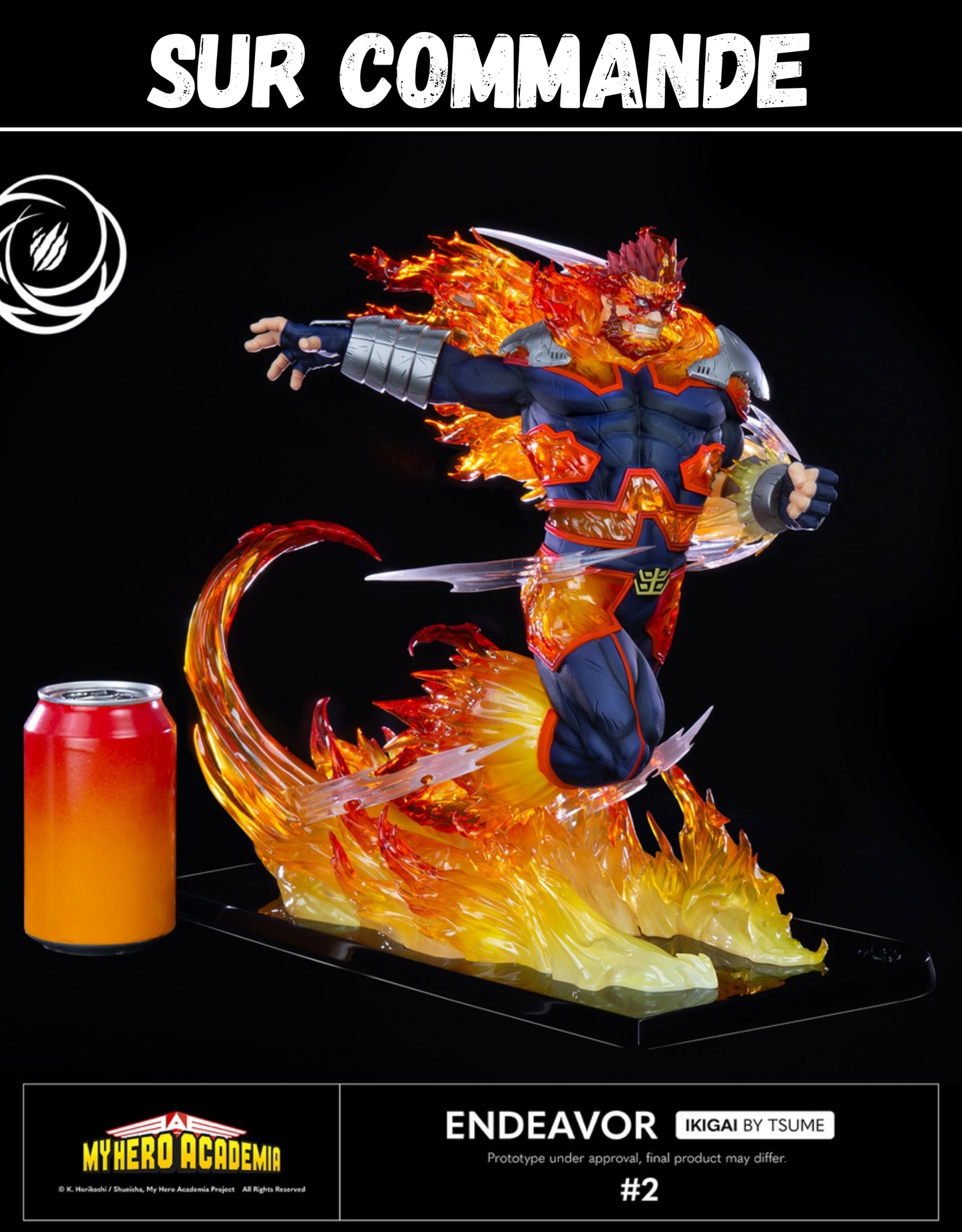 Sur Commande - My Hero Academia -  Endeavor (Ikigai) - Statuette Tsume