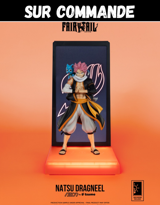 Sur Commande - Fairy Tail - Natsu Dragneel (Néon) - Figurine Tsume