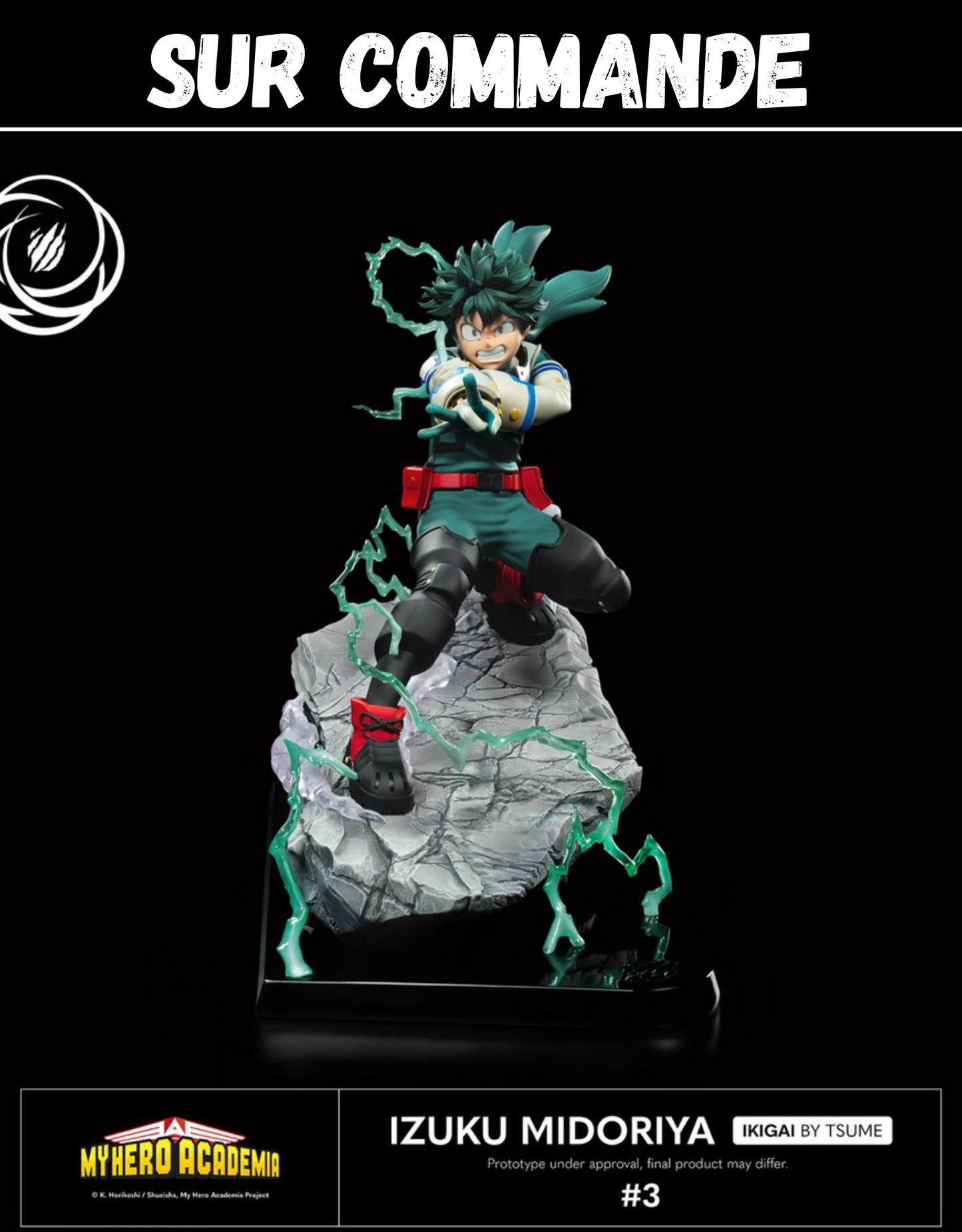 Sur Commande - My Hero Academia -  Izuku Midoriya (Ikigai) - Statuette Tsume