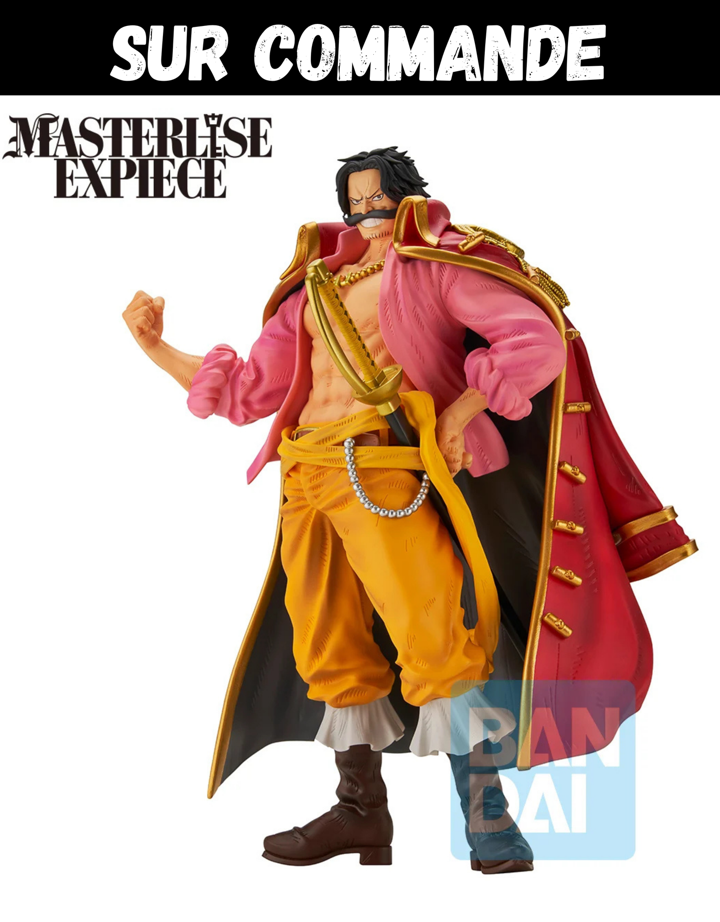 Sur Commande - One Piece -  Gol D. Roger (Masterlize Expiece) - Figurine Banpresto