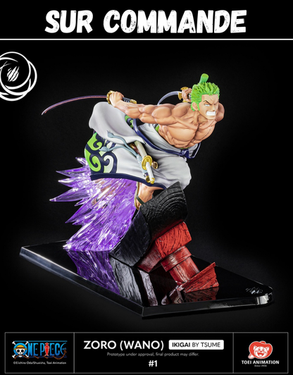 Sur Commande - One Piece - Zoro Wano (Ikigai) - Statuette Tsume