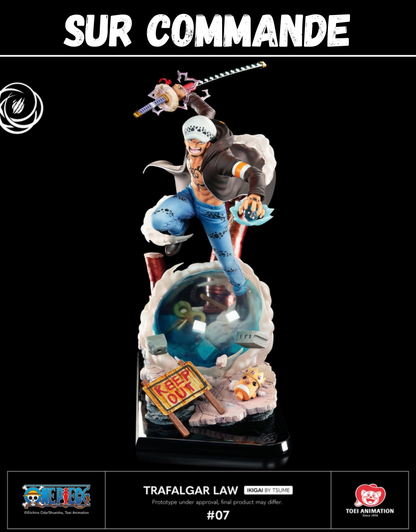 Sur Commande - One Piece - Trafalgar D Law (Ikigai) - Statuette Tsume