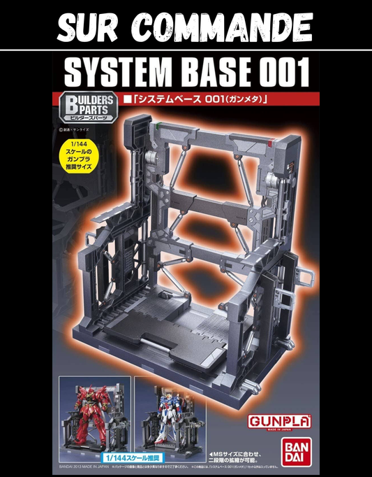 System Base 1 (Gun Metal) - Accessoire Bandai Model Kit