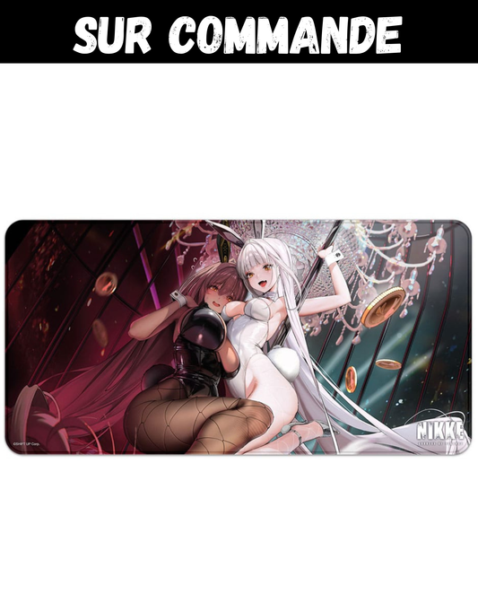 Sur Commande - Goddess of Victory: Nikke - Blanc & Noir - Tapis de Souris Sakami