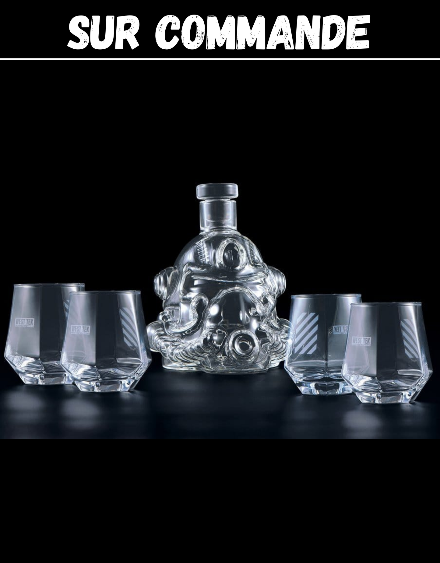 Sur Commande - Fallout - Carafe avec 4 verres T-51 - Ukonic