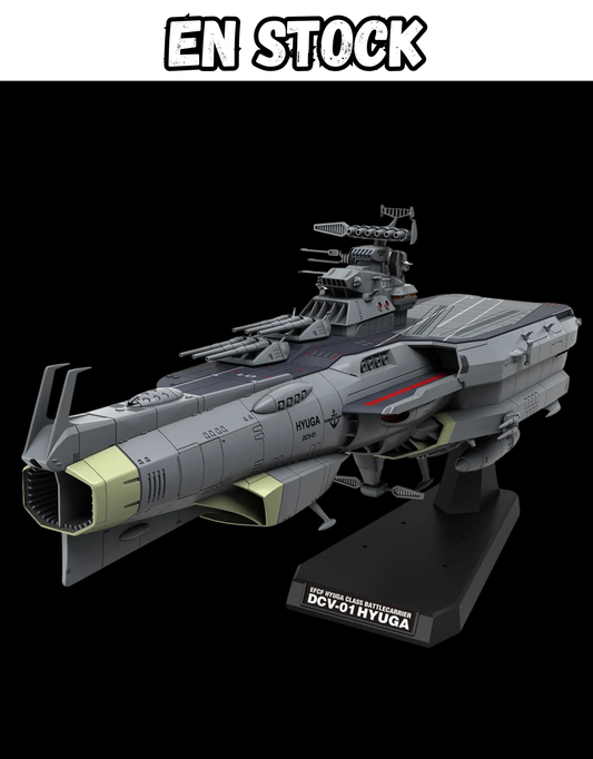 Yamato - 1/1000 EFCF Hyuga Class Battlecarrier DCV-01 Hyuga - Maquette Bandai