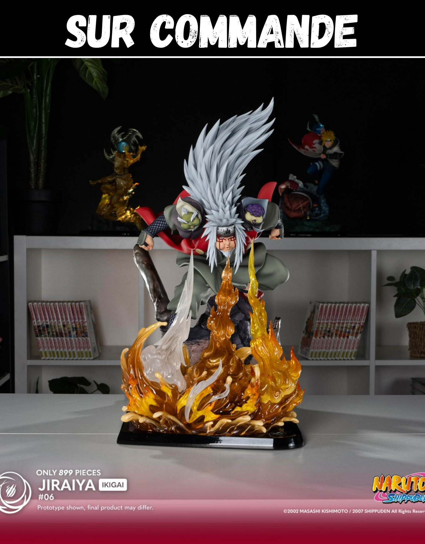 Sur Commande - Naruto Shippuden - Jiraiya (Ikigai) - Statuette Tsume