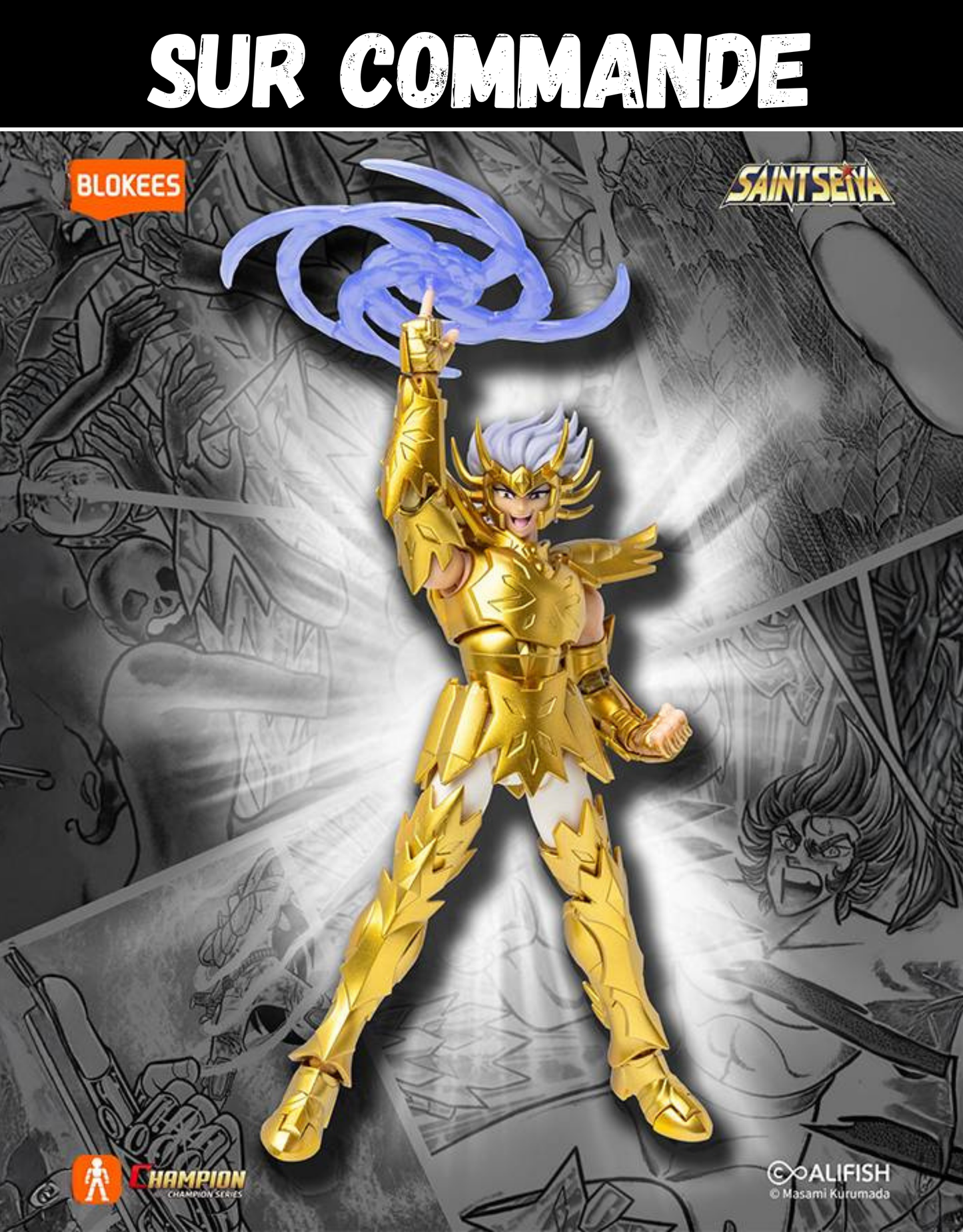 Sur Commande - Saint-Seiya - Cancer Deathmask - Model Kit Blokees