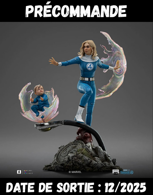 122025 - Les 4 Fantastiques - Madame Invisible - Statuette Iron Studio