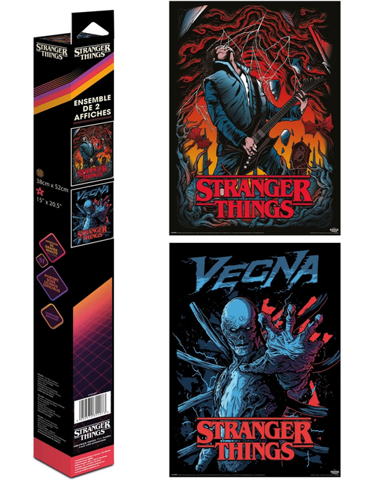 Stranger Things - Vecna & Eddie - Set 2 Posters 52 x 38cm