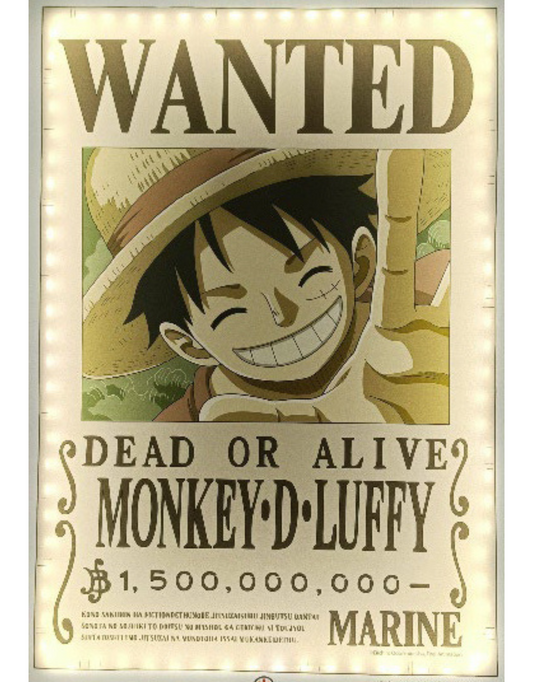 One Piece - Luffy - Neon Mural Led