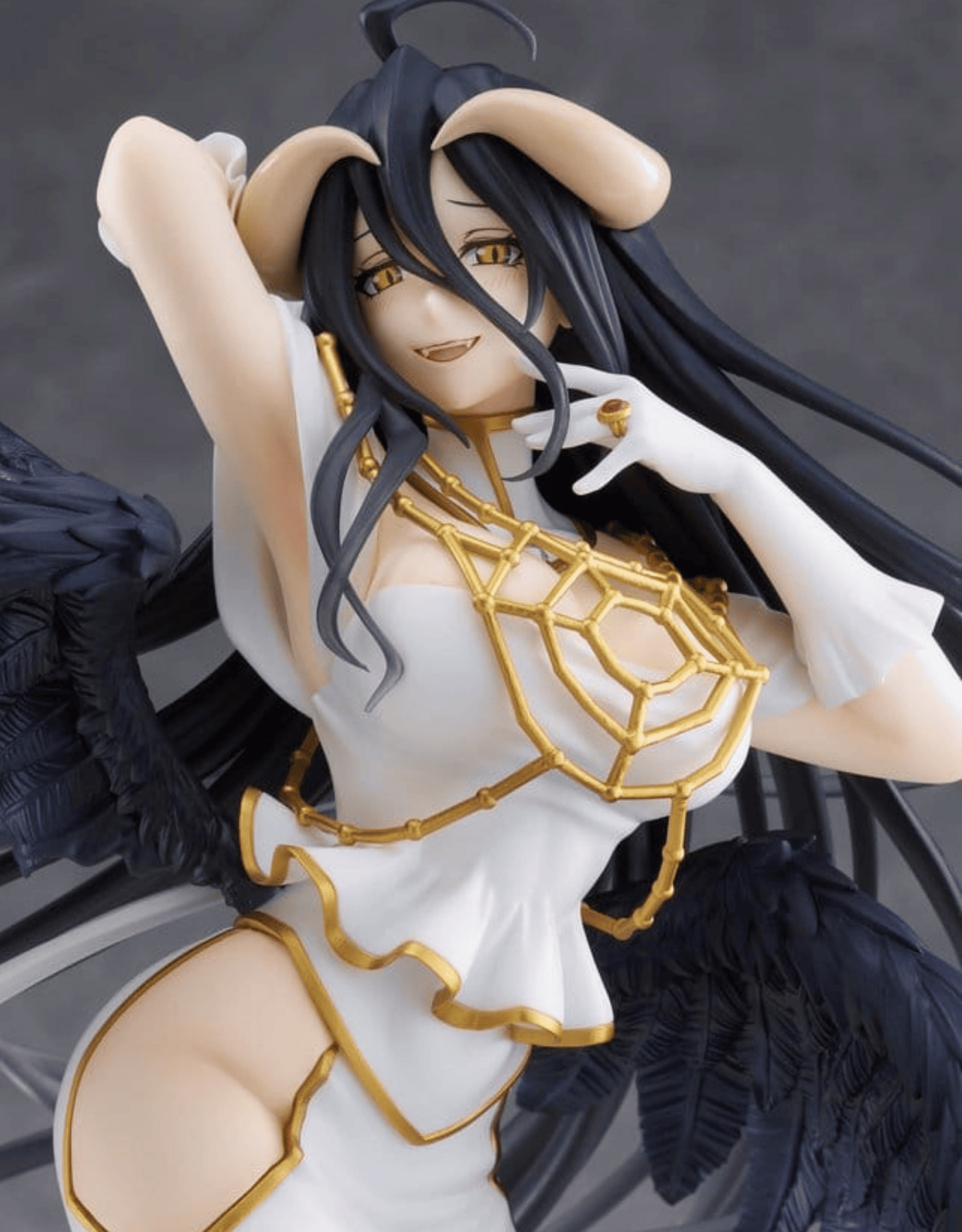 Overlord Statuette Albedo Pure White Devil Ver. T-most 29 cm