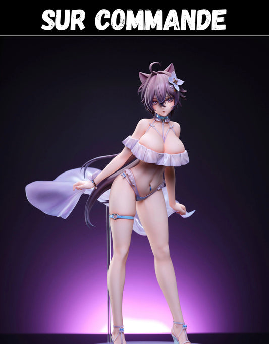 Sur Commande - Original Character statuette 1/6 Cat-like Girlfriend Evangeline 28 cm
