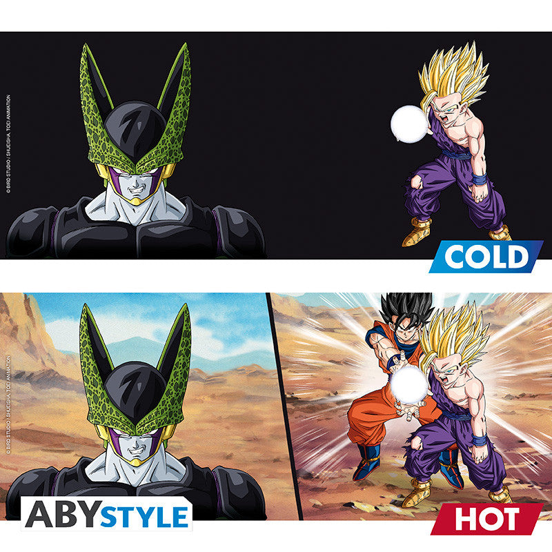 Dragon Ball Z - Gohan & Goku VS Cell - Mug Thermo-réactif Abystyle