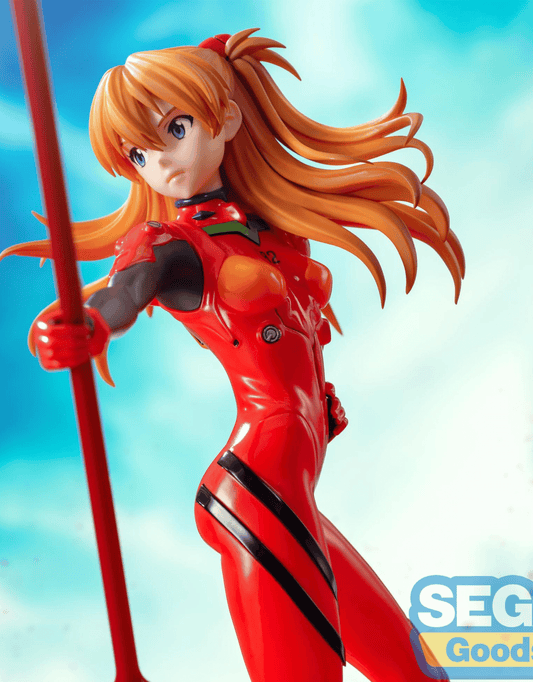 Evangelion Figurine Asuka X Spear of Cassius Luminasta Sega 20 cm