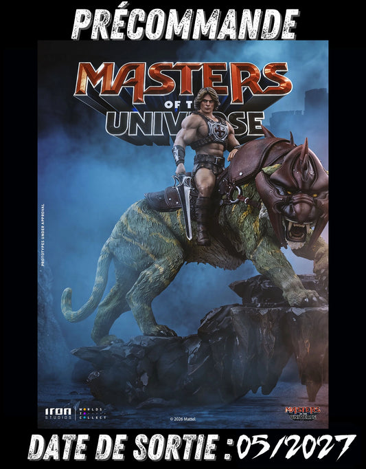 052027 - Masters of the Universe statuette He-Man and Battle Cat 33 cm Iron Studios Art Scale 1/10