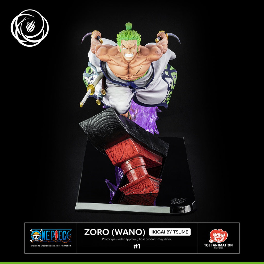 Sur Commande - One Piece - Zoro Wano (Ikigai) - Statuette Tsume