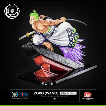 Sur Commande - One Piece - Zoro Wano (Ikigai) - Statuette Tsume