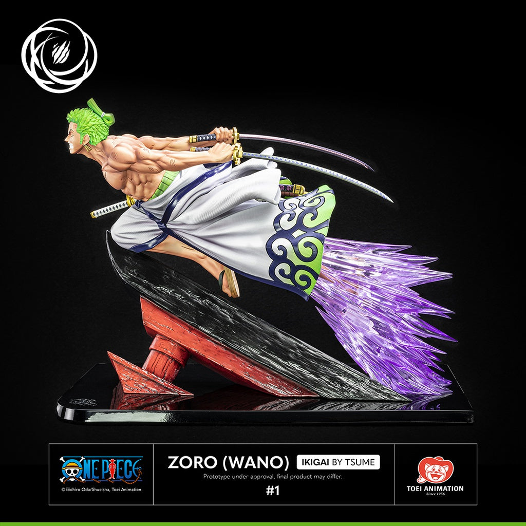 Sur Commande - One Piece - Zoro Wano (Ikigai) - Statuette Tsume
