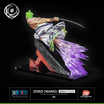 Sur Commande - One Piece - Zoro Wano (Ikigai) - Statuette Tsume