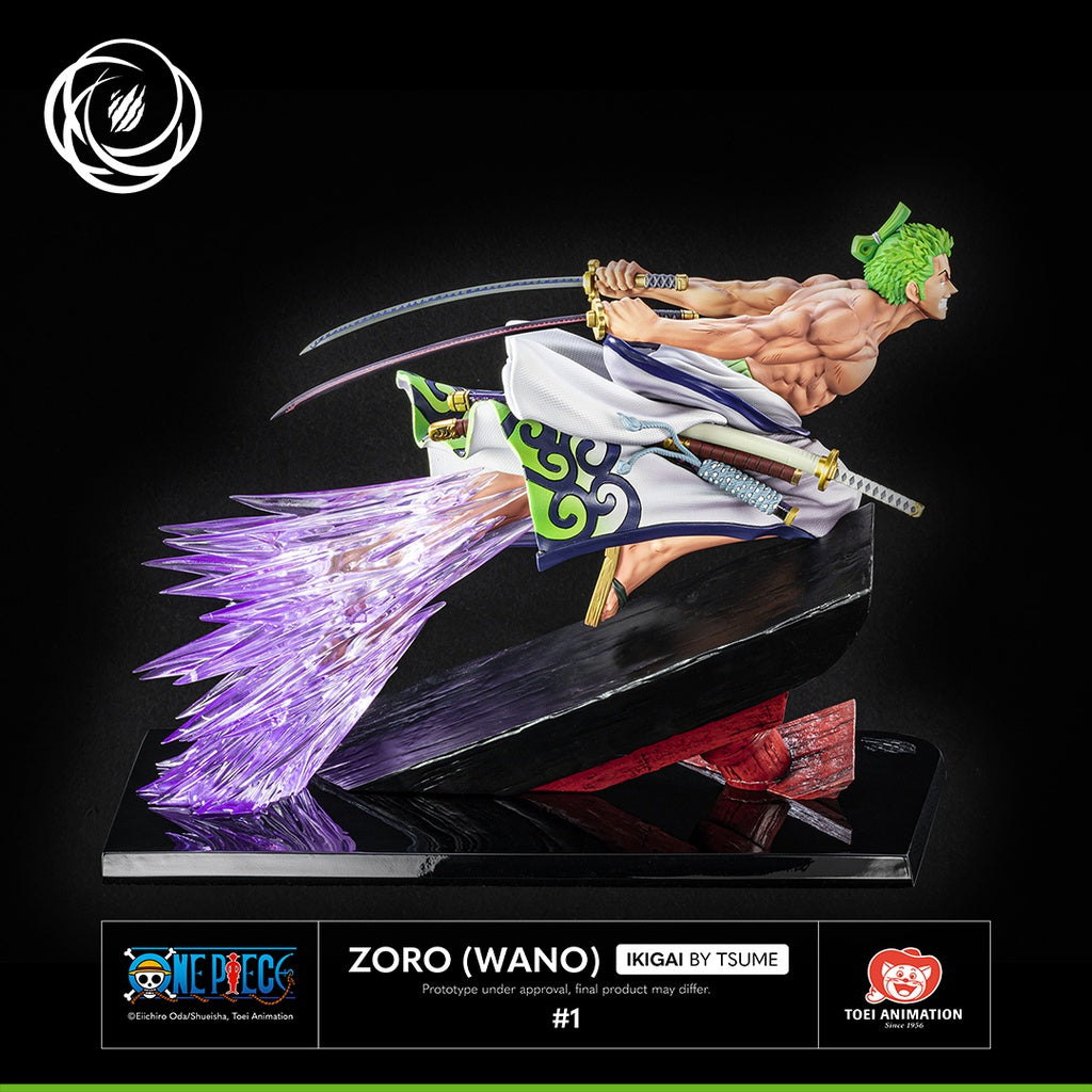 Sur Commande - One Piece - Zoro Wano (Ikigai) - Statuette Tsume