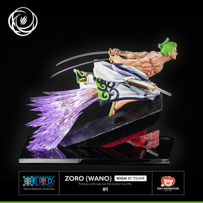 Sur Commande - One Piece - Zoro Wano (Ikigai) - Statuette Tsume