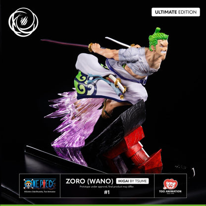 Sur Commande - One Piece - Zoro Wano (Ikigai) - Statuette Tsume
