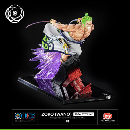 Sur Commande - One Piece - Zoro Wano (Ikigai) - Statuette Tsume