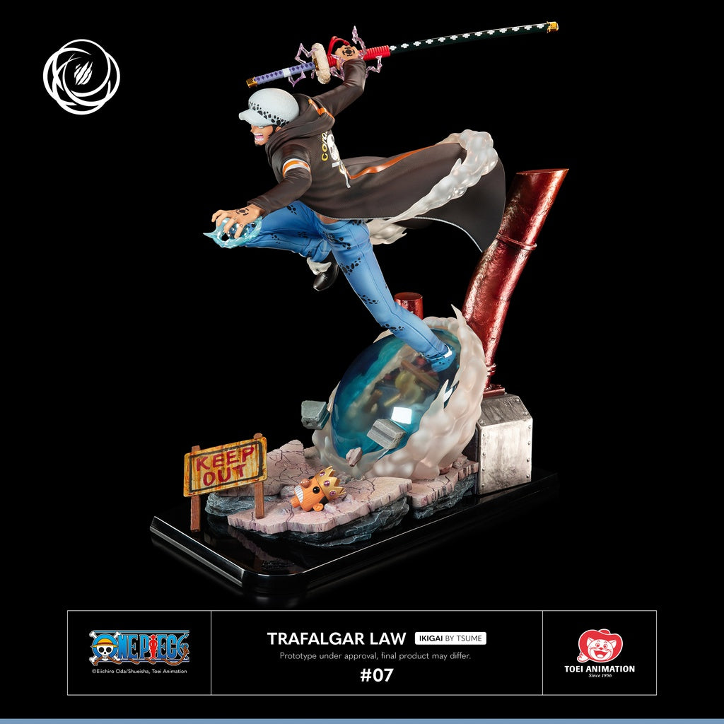 Sur Commande - One Piece - Trafalgar D Law (Ikigai) - Statuette Tsume