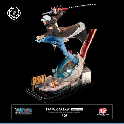 Sur Commande - One Piece - Trafalgar D Law (Ikigai) - Statuette Tsume