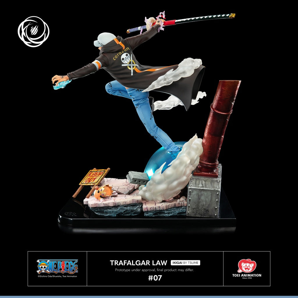 Sur Commande - One Piece - Trafalgar D Law (Ikigai) - Statuette Tsume