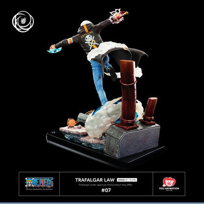 Sur Commande - One Piece - Trafalgar D Law (Ikigai) - Statuette Tsume