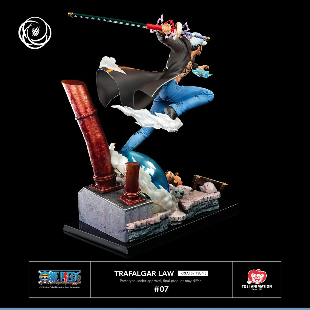 Sur Commande - One Piece - Trafalgar D Law (Ikigai) - Statuette Tsume