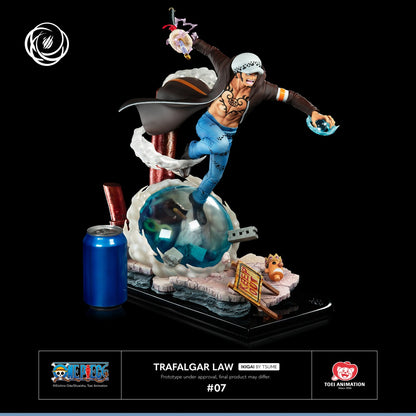 Sur Commande - One Piece - Trafalgar D Law (Ikigai) - Statuette Tsume