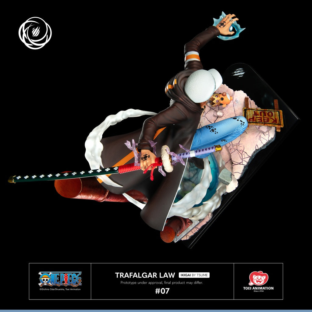 Sur Commande - One Piece - Trafalgar D Law (Ikigai) - Statuette Tsume