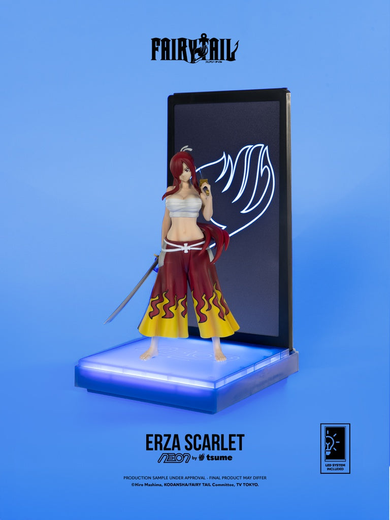 Sur Commande - Fairy Tail - Erza (Néon) - Figurine Tsume