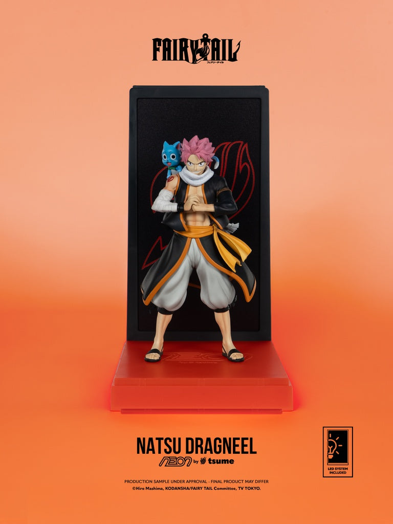 Sur Commande - Fairy Tail - Natsu Dragneel (Néon) - Figurine Tsume