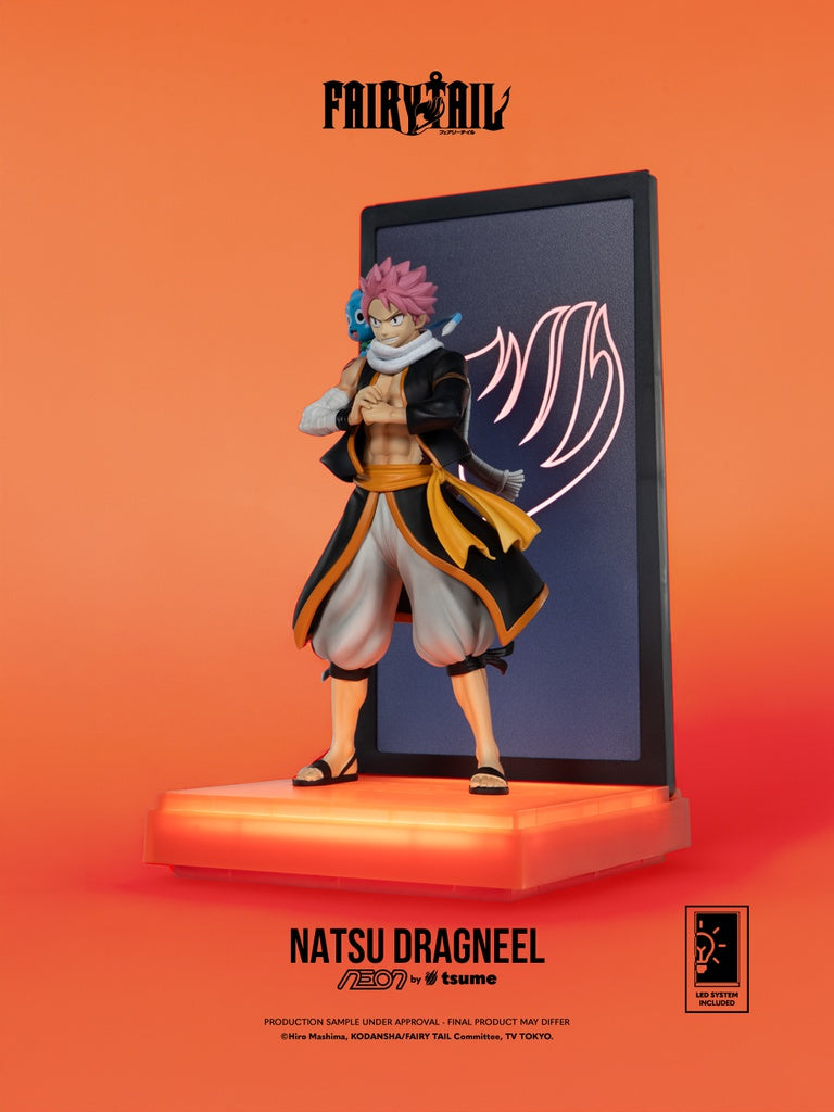 Sur Commande - Fairy Tail - Natsu Dragneel (Néon) - Figurine Tsume