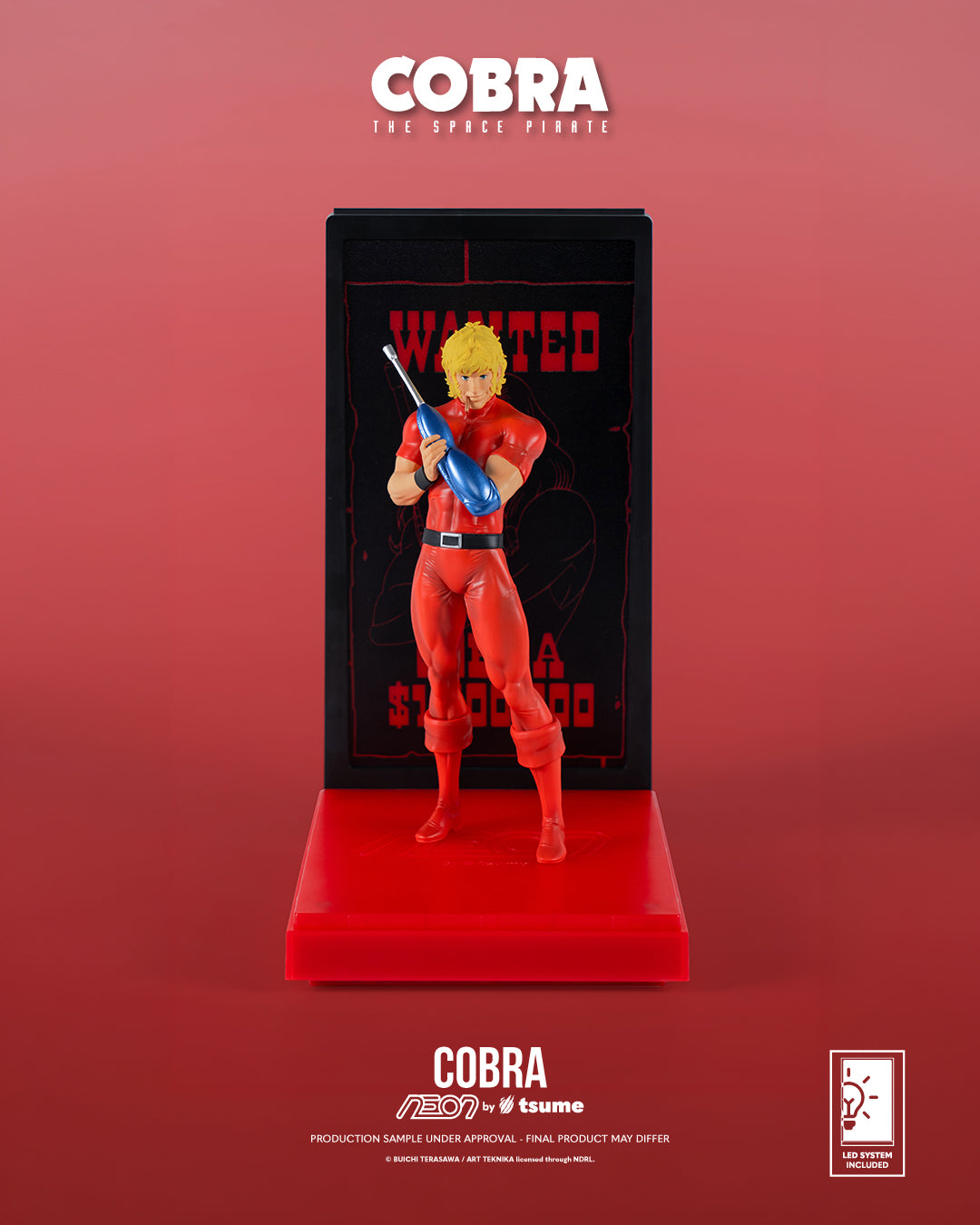 122026 - Cobra The Space Pirate - Cobra (Neon) - Figurine Tsume