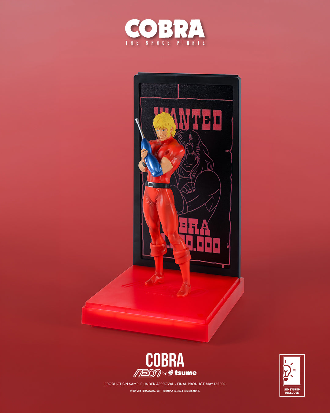 122026 - Cobra The Space Pirate - Cobra (Neon) - Figurine Tsume