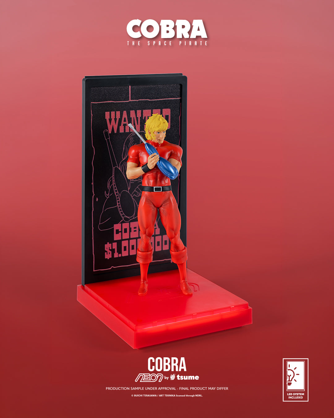 122026 - Cobra The Space Pirate - Cobra (Neon) - Figurine Tsume