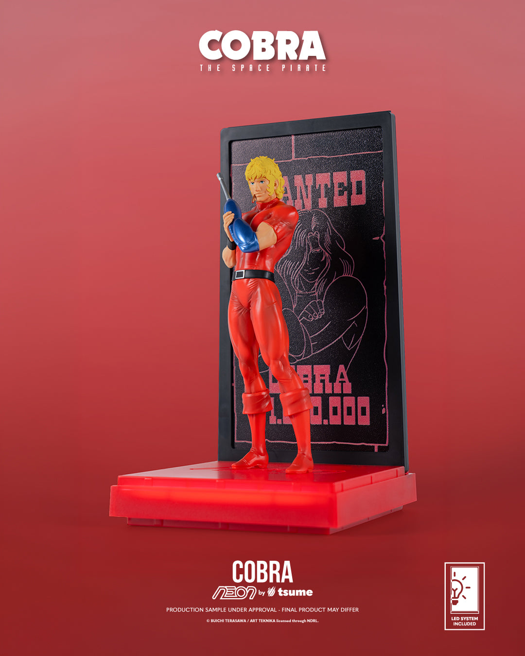 122026 - Cobra The Space Pirate - Cobra (Neon) - Figurine Tsume