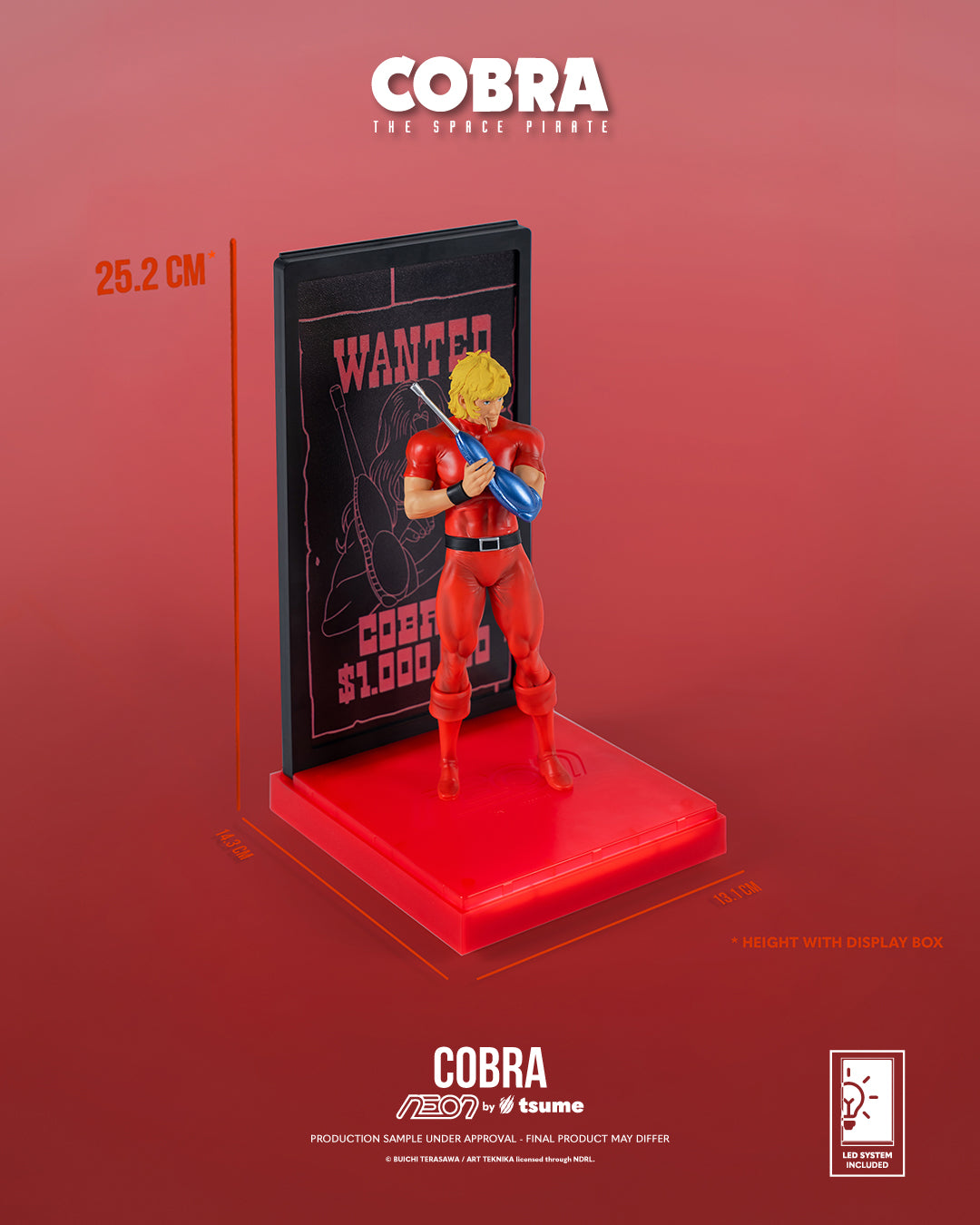 122026 - Cobra The Space Pirate - Cobra (Neon) - Figurine Tsume