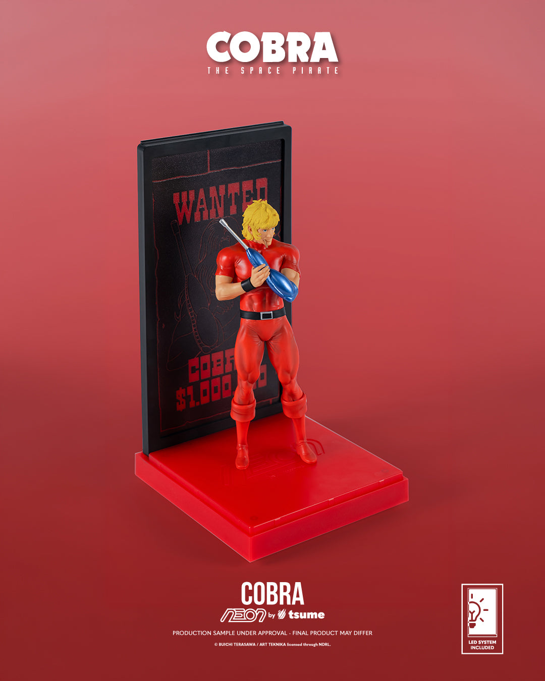 122026 - Cobra The Space Pirate - Cobra (Neon) - Figurine Tsume