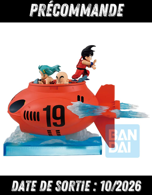 102026 - DRAGON BALL – Son Goku, Bulma & Krillin – Figurine VS Red Ribbon Army