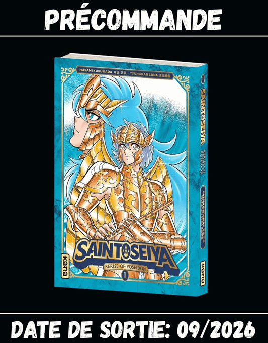 092026 Saint Seiya Rerise of Poseidon Tome 1 Manga Les Chevaliers du Zodiaque
